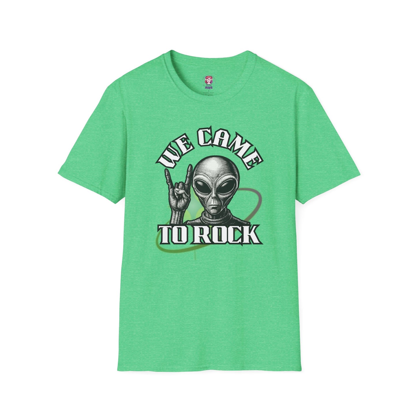 Alien Metal - We Came to Rock - Unisex Softstyle T-Shirt