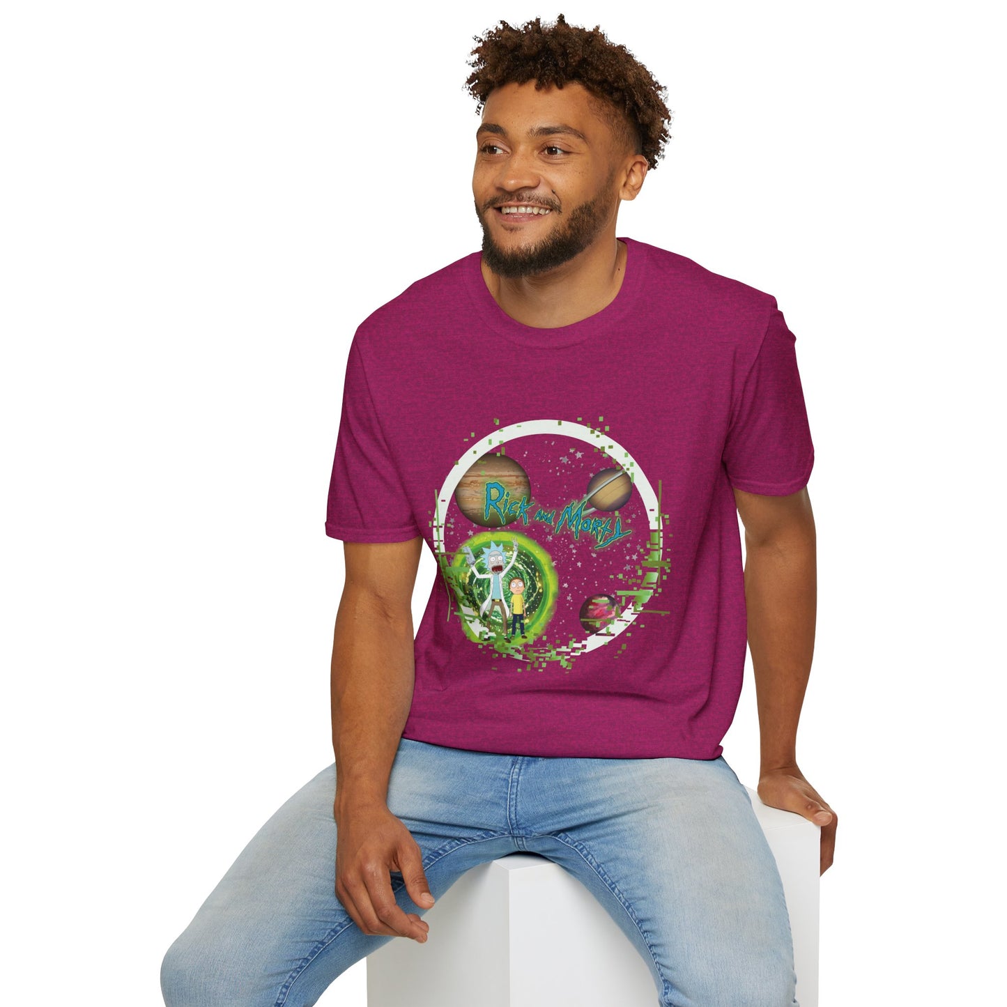 Rick & Morty Broken Space - Unisex Softstyle T-Shirt