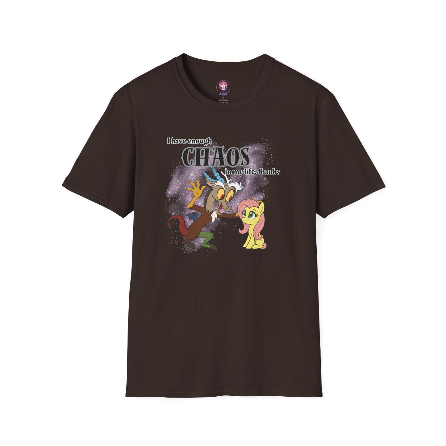 My Little Pony Discord and Fluttershy - Unisex Softstyle T-Shirt