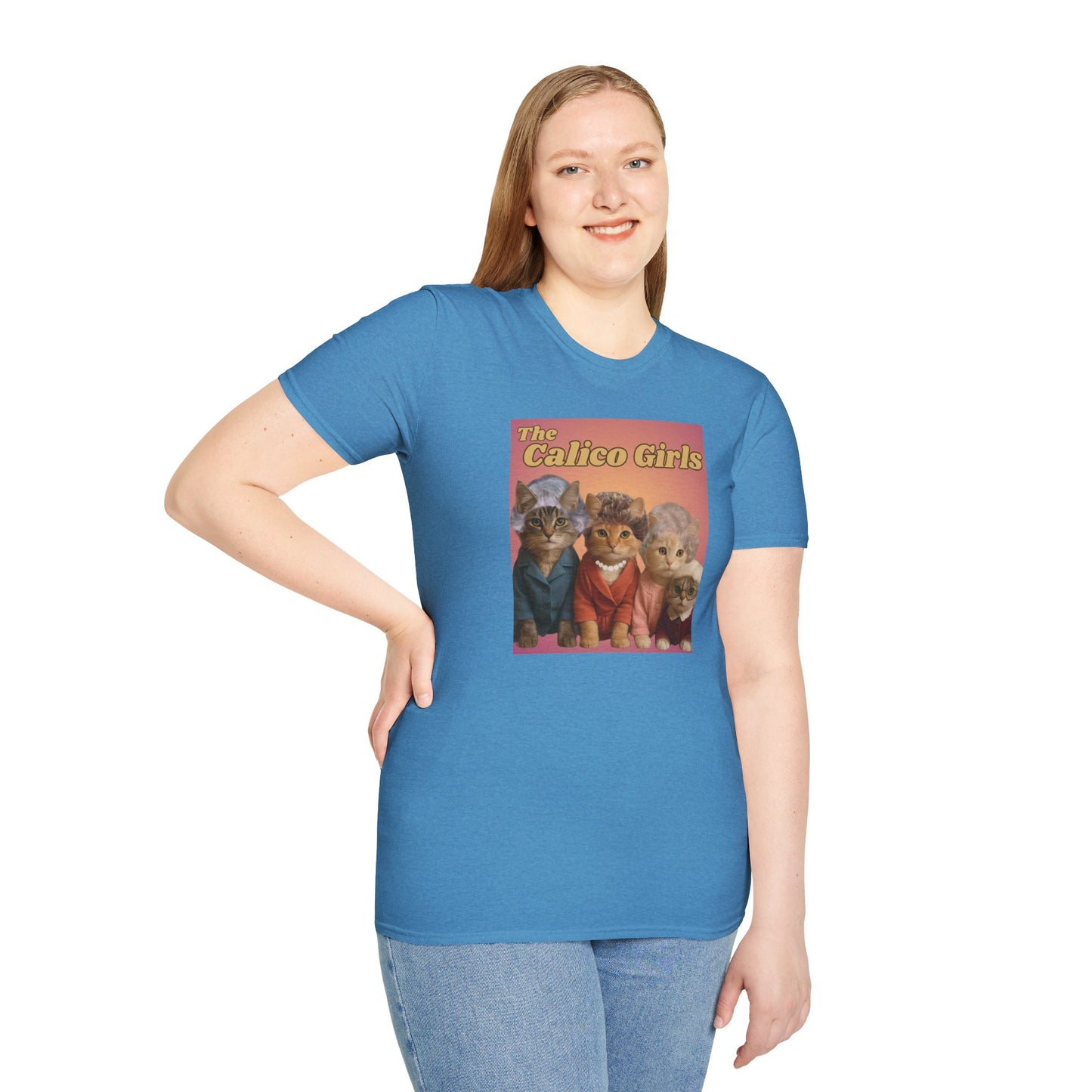 The Calico Girls cute kittens - Unisex Softstyle T-Shirt