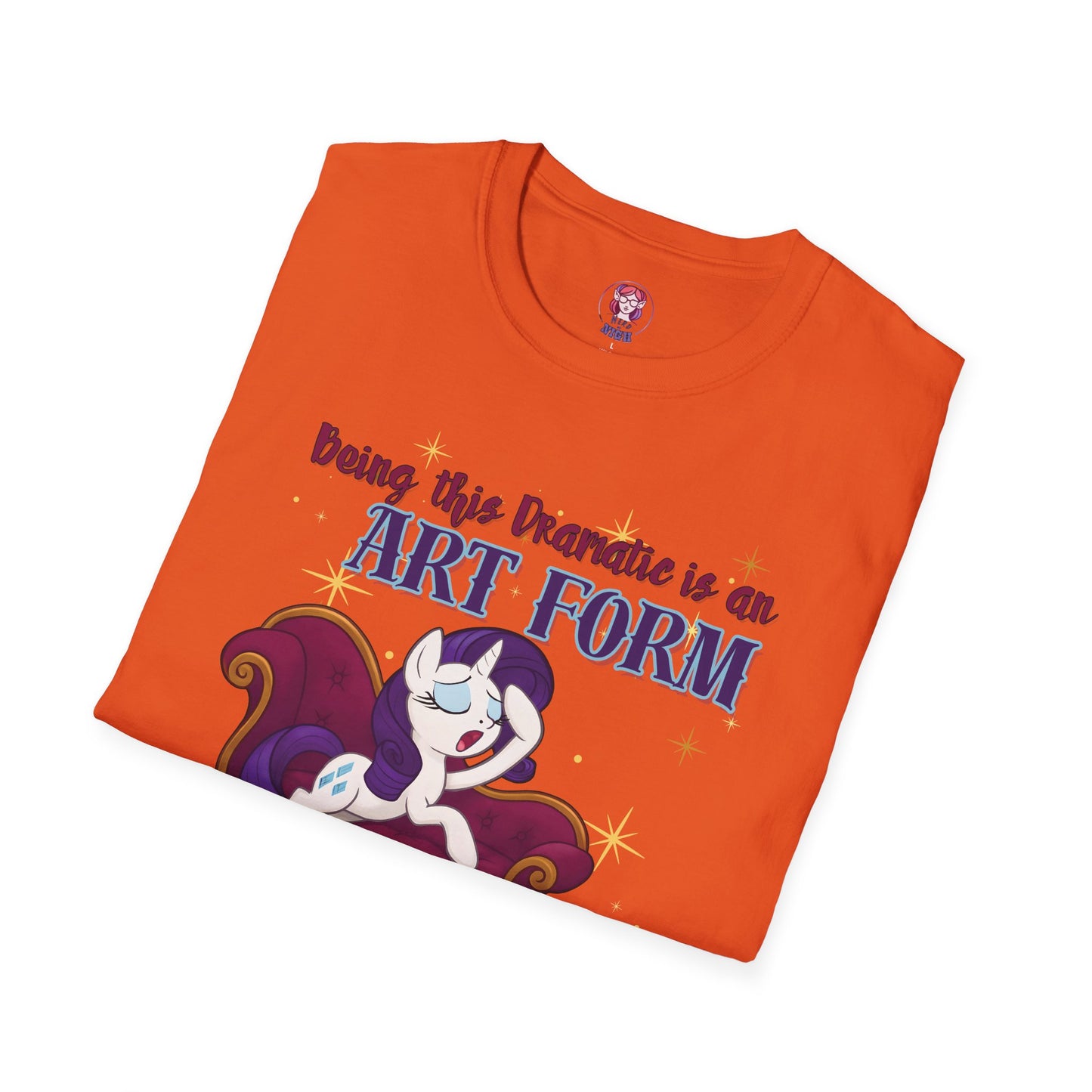 My Little Pony Rarity - Being Dramatic - Unisex Softstyle T-Shirt