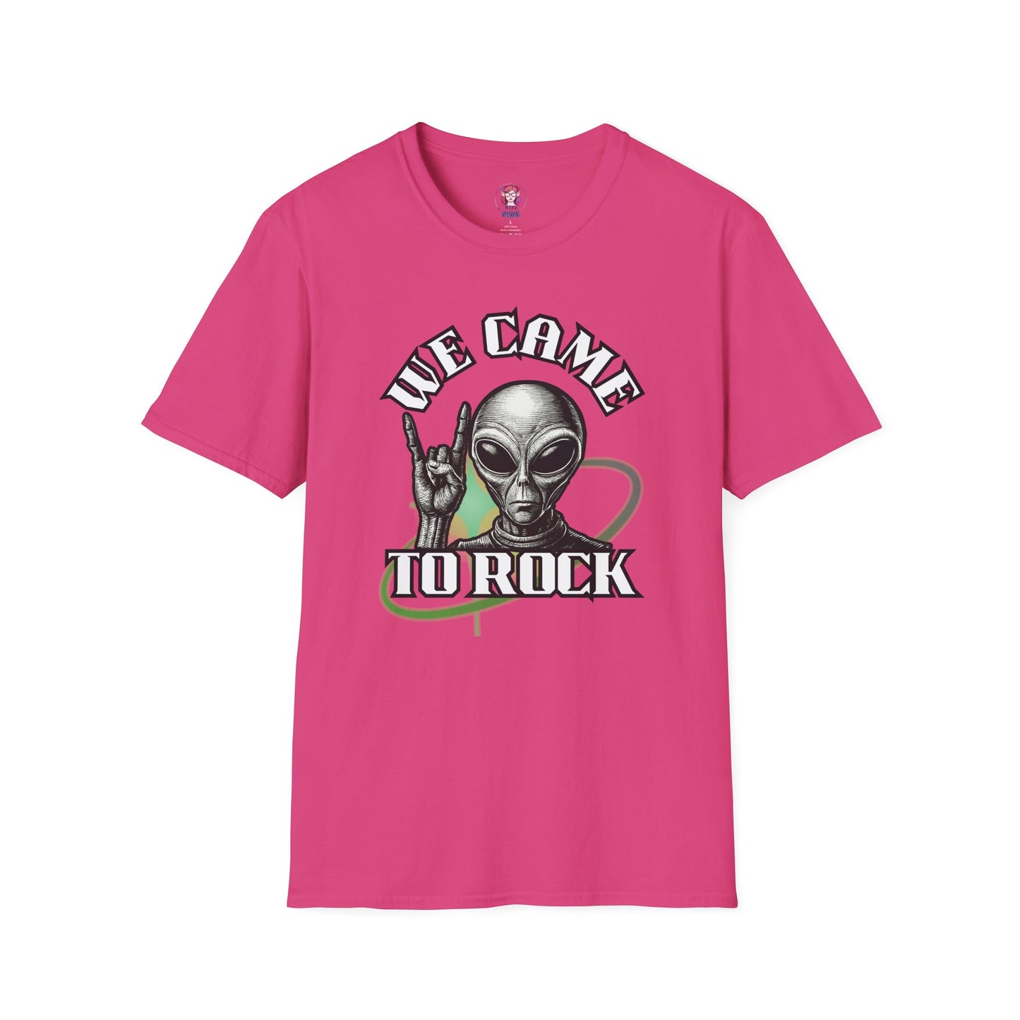 Alien Metal - We Came to Rock - Unisex Softstyle T-Shirt