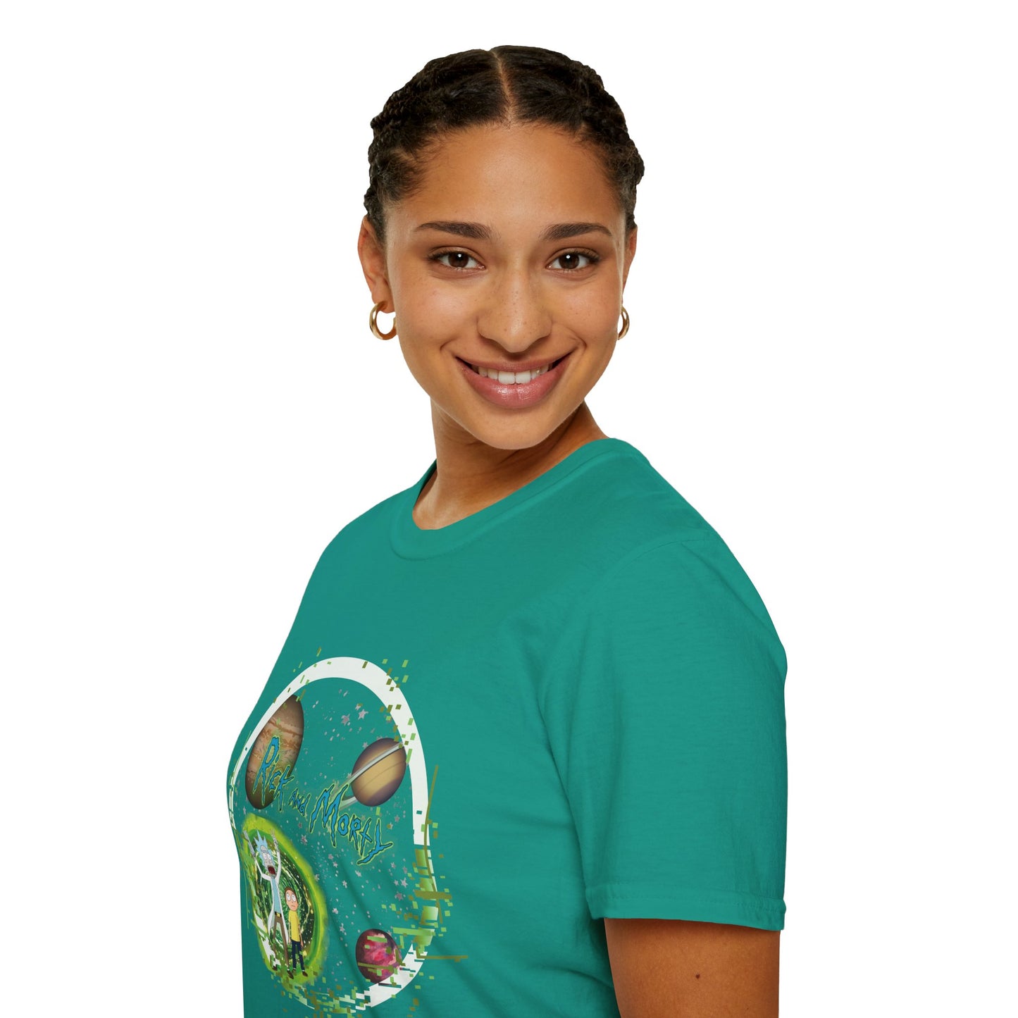 Rick & Morty Broken Space - Unisex Softstyle T-Shirt