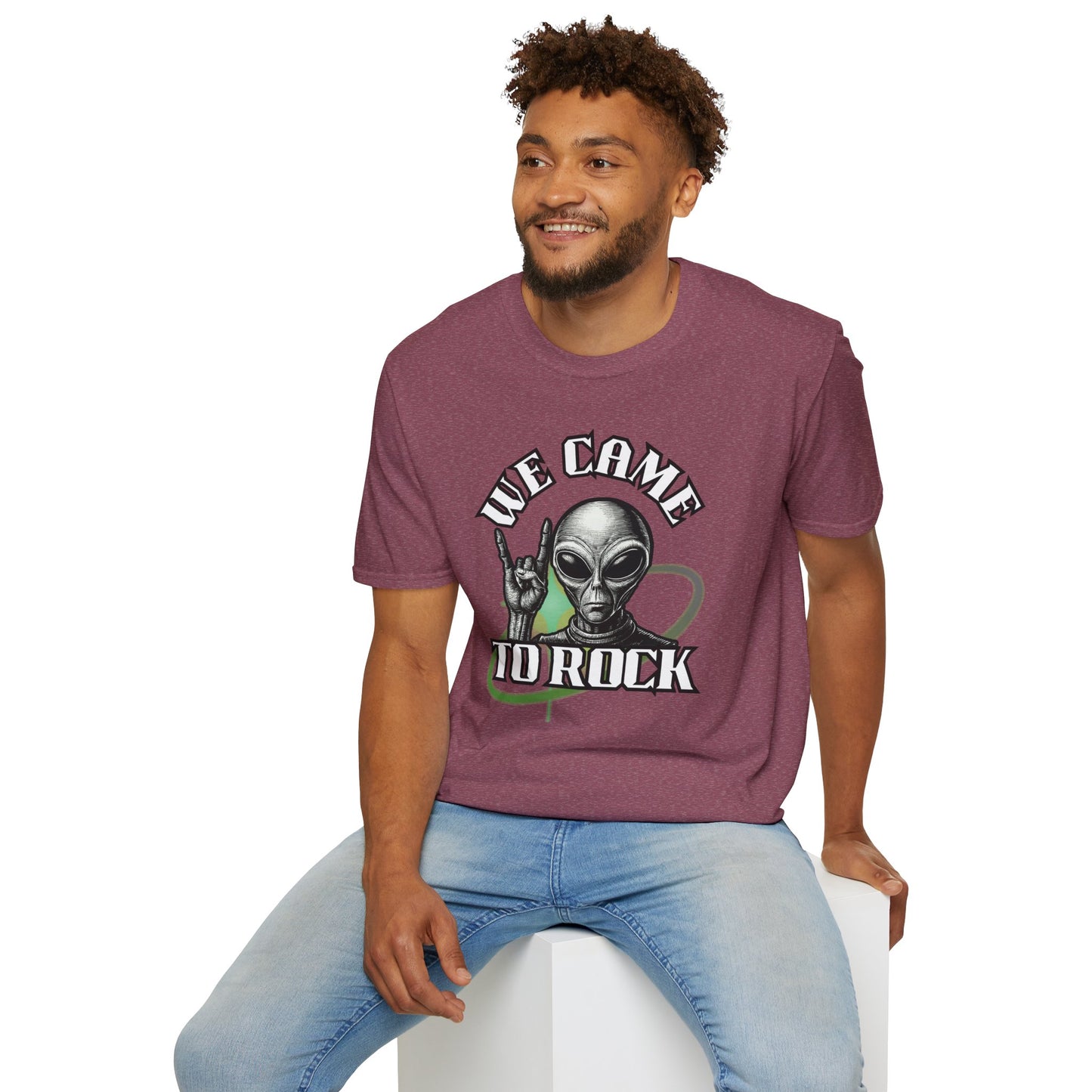 Alien Metal - We Came to Rock - Unisex Softstyle T-Shirt