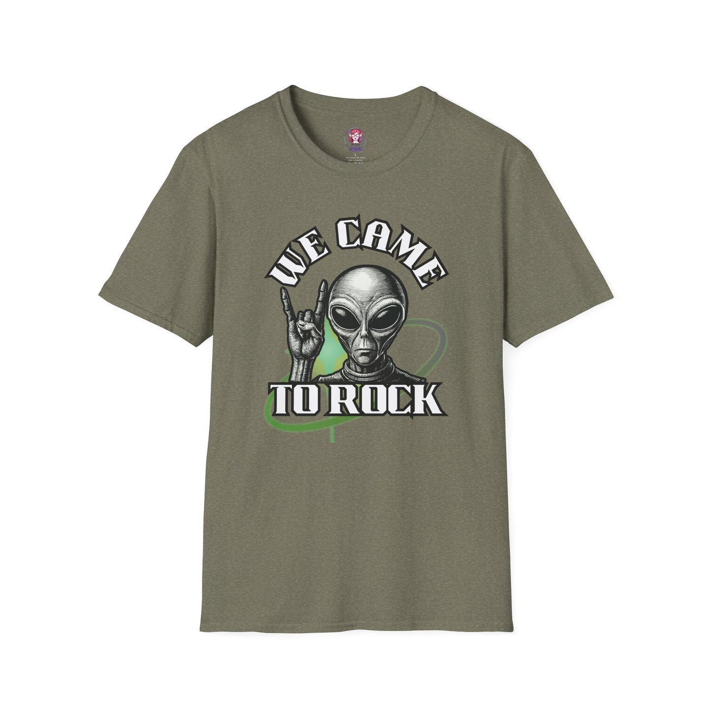 Alien Metal - We Came to Rock - Unisex Softstyle T-Shirt