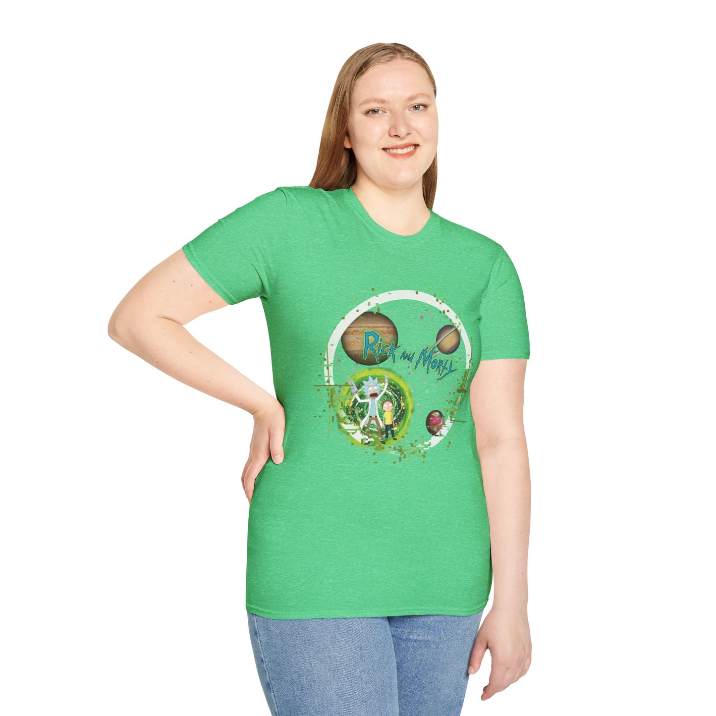 Rick & Morty Broken Space - Unisex Softstyle T-Shirt
