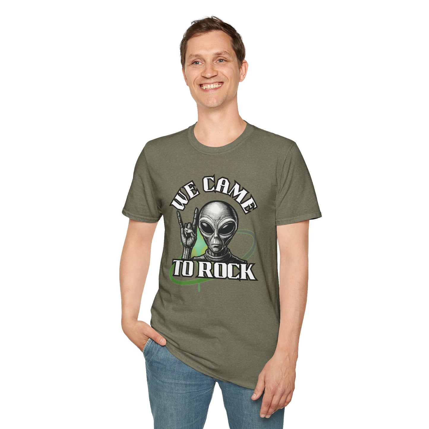 Alien Metal - We Came to Rock - Unisex Softstyle T-Shirt