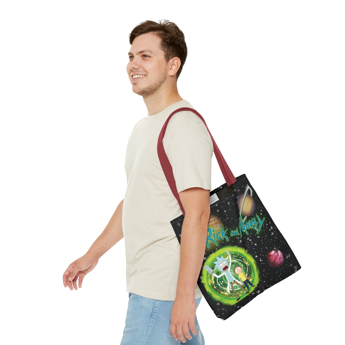 Rick & Morty Custom Adventure Tote Bag