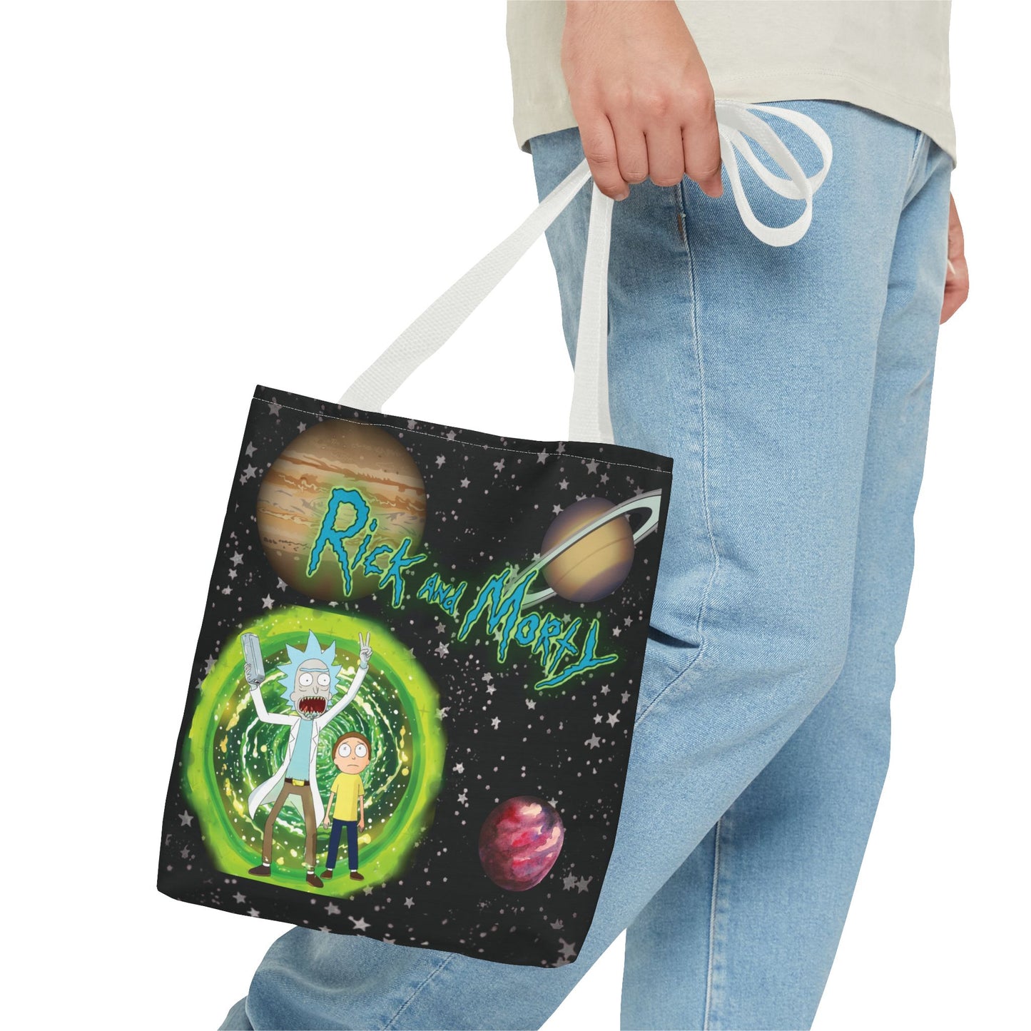 Rick & Morty Custom Adventure Tote Bag