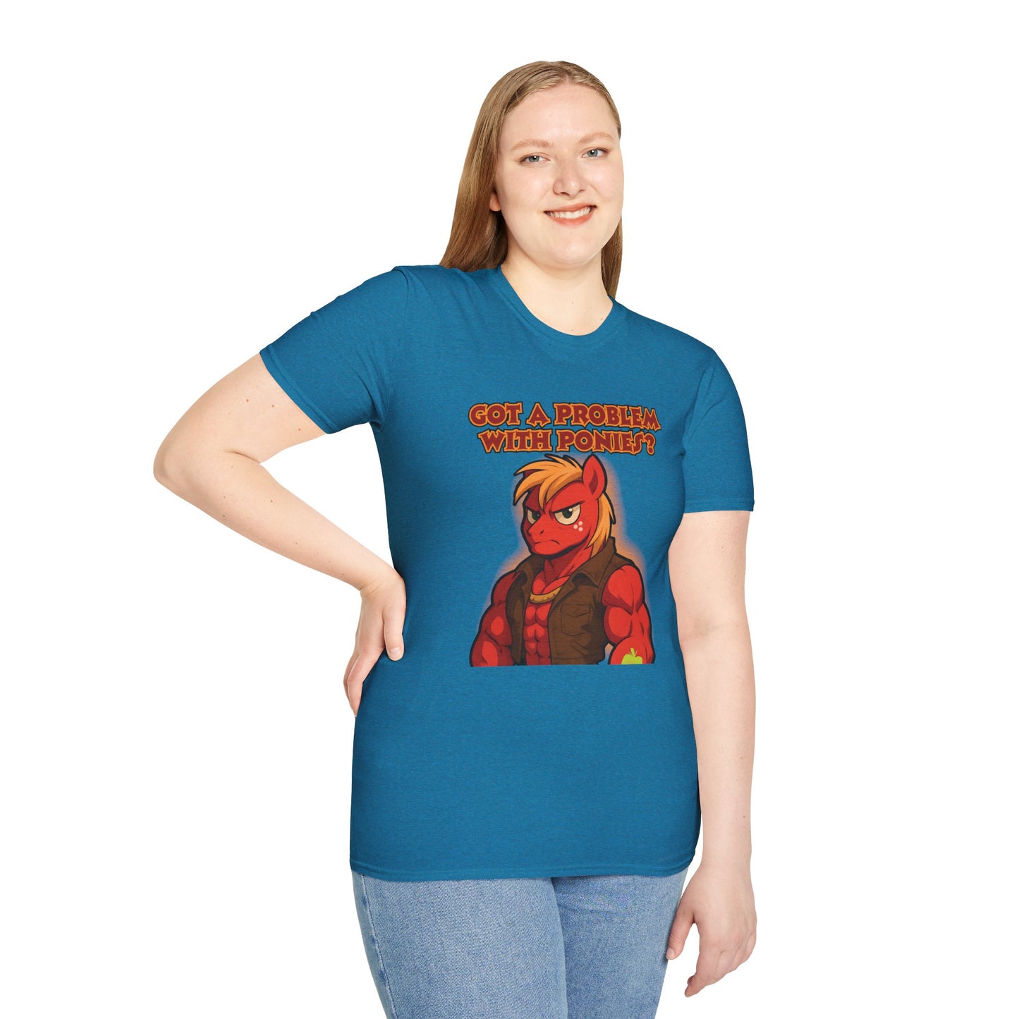 My Little Pony Masculine Big Mac - Pony Problem - Unisex Softstyle T-Shirt