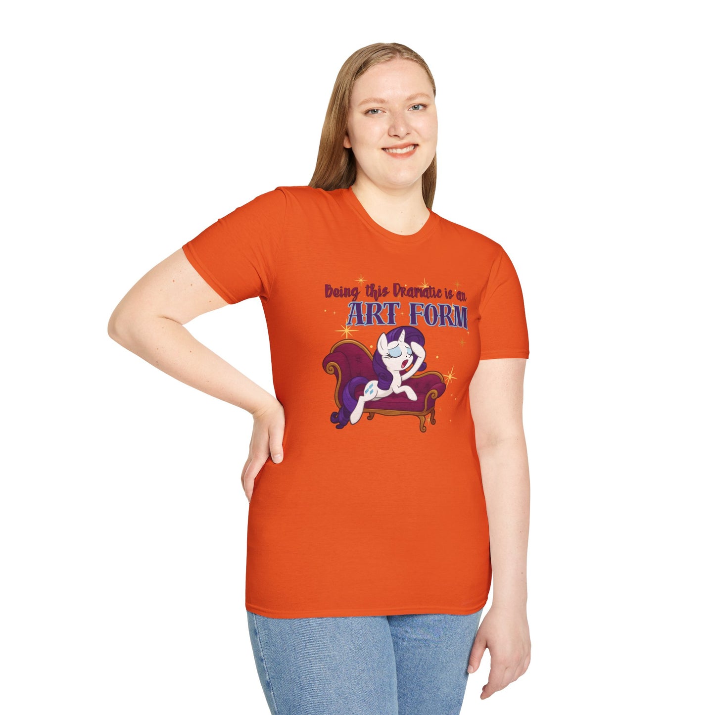 My Little Pony Rarity - Being Dramatic - Unisex Softstyle T-Shirt
