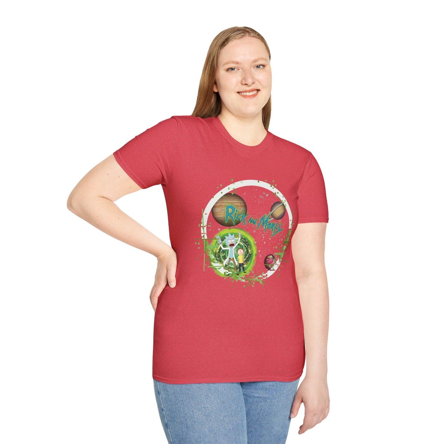Rick & Morty Broken Space - Unisex Softstyle T-Shirt