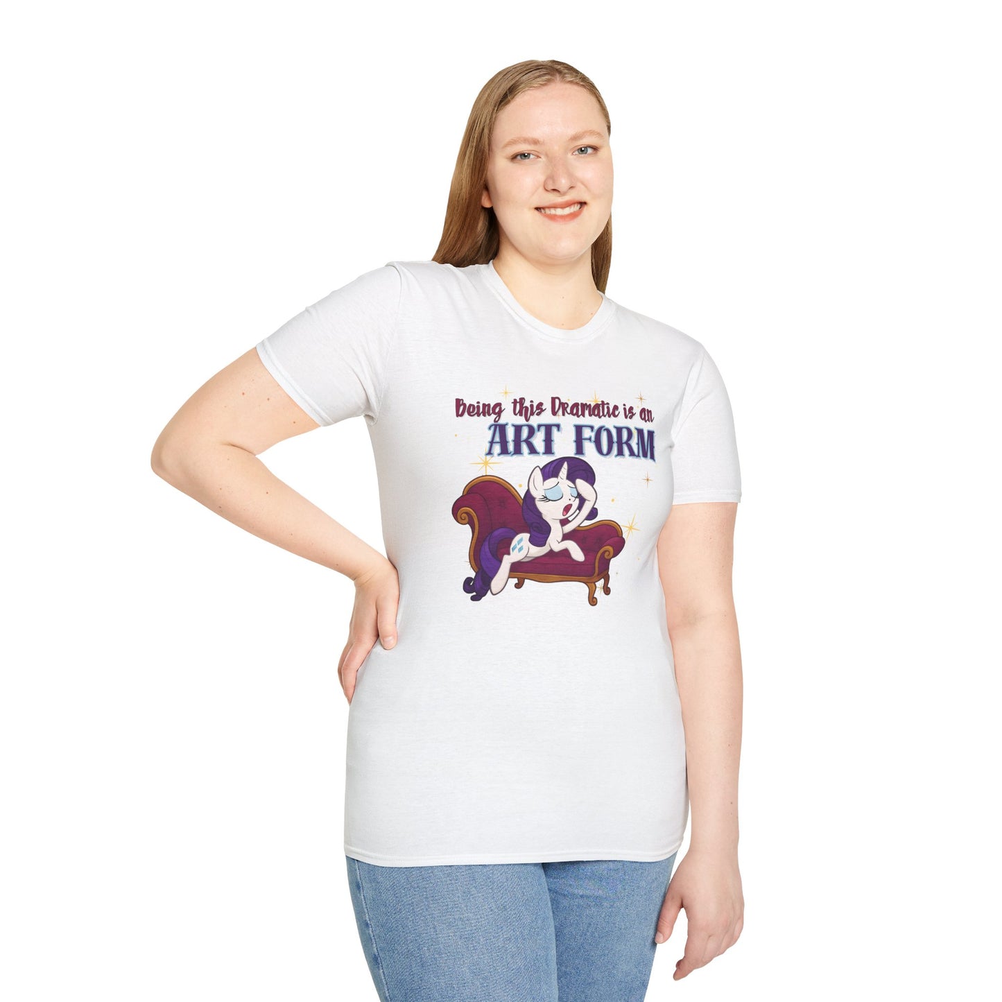 My Little Pony Rarity - Being Dramatic - Unisex Softstyle T-Shirt