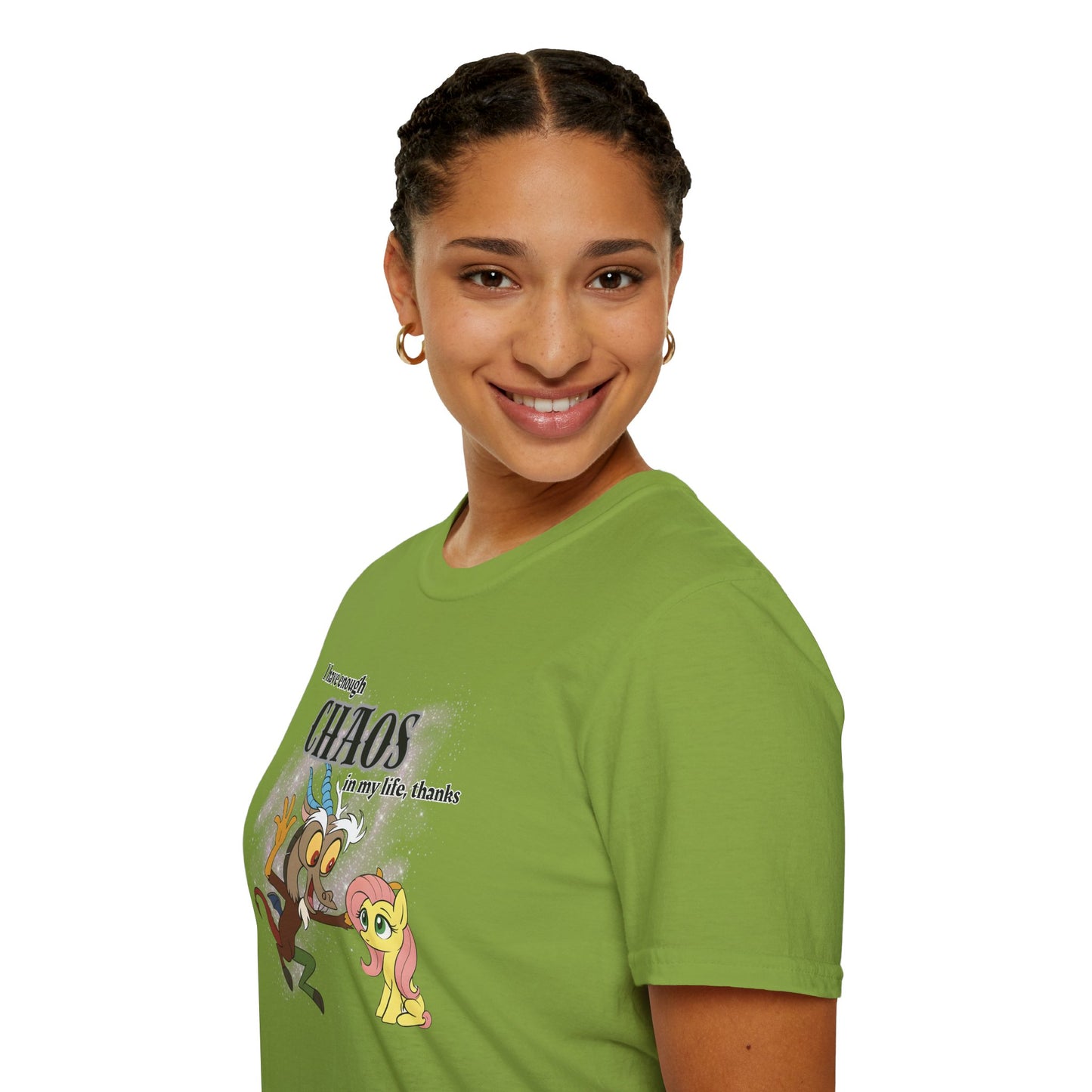 My Little Pony Discord and Fluttershy - Unisex Softstyle T-Shirt