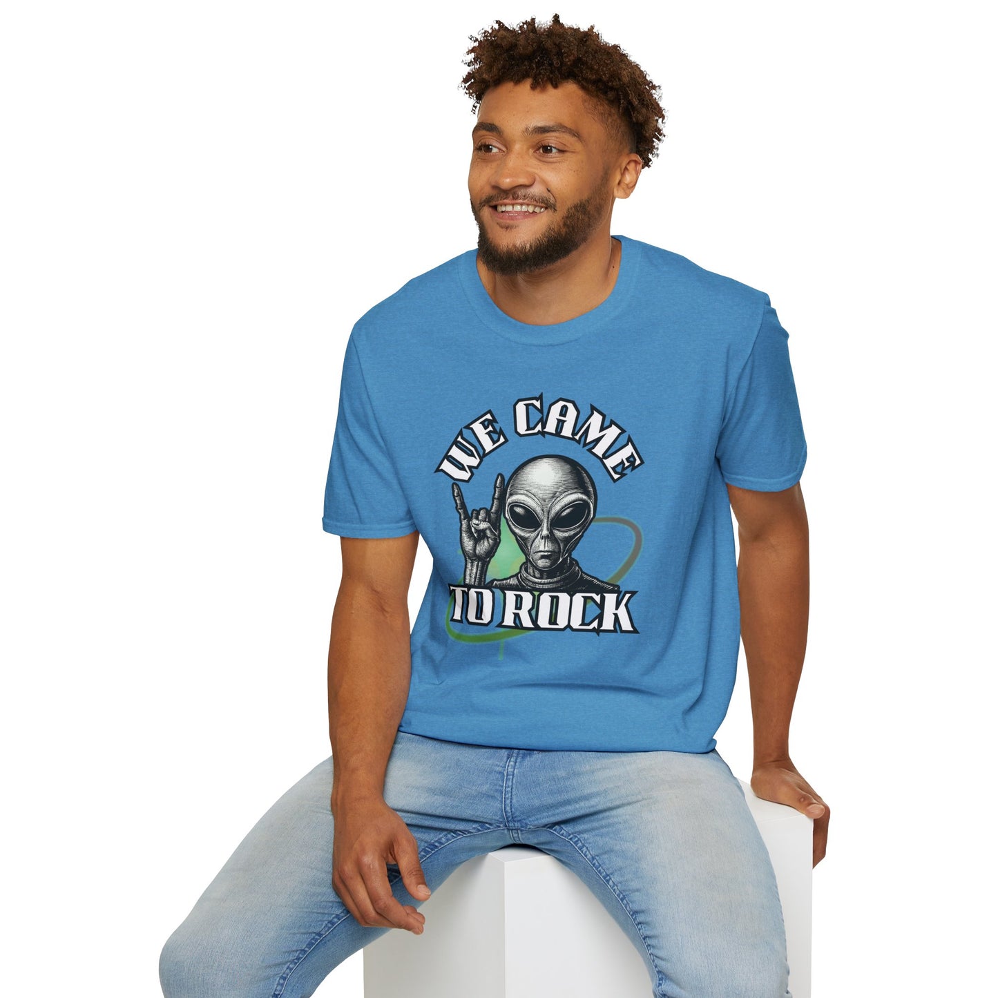 Alien Metal - We Came to Rock - Unisex Softstyle T-Shirt