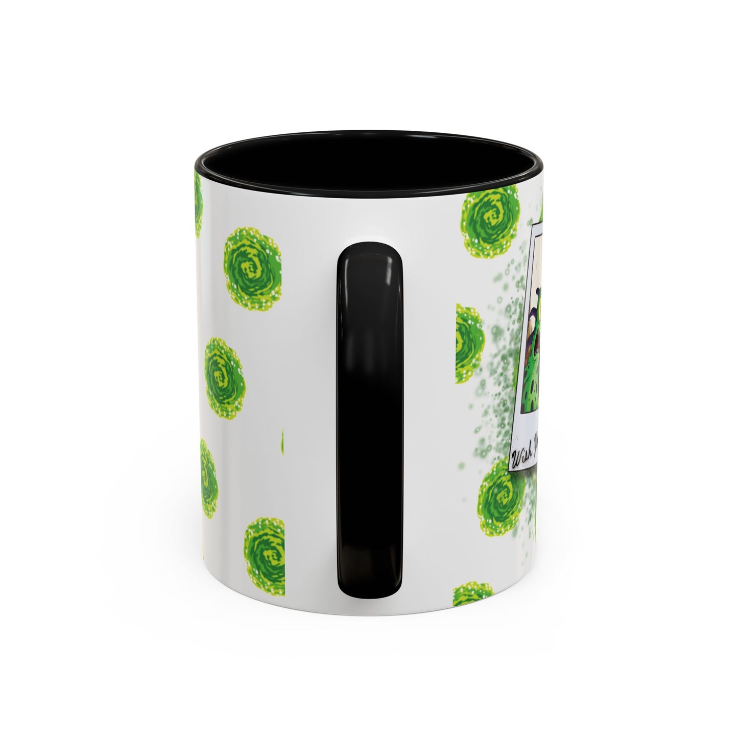Rick & Morty Alien Polaroid - Accent Coffee Mug (11, 15oz)