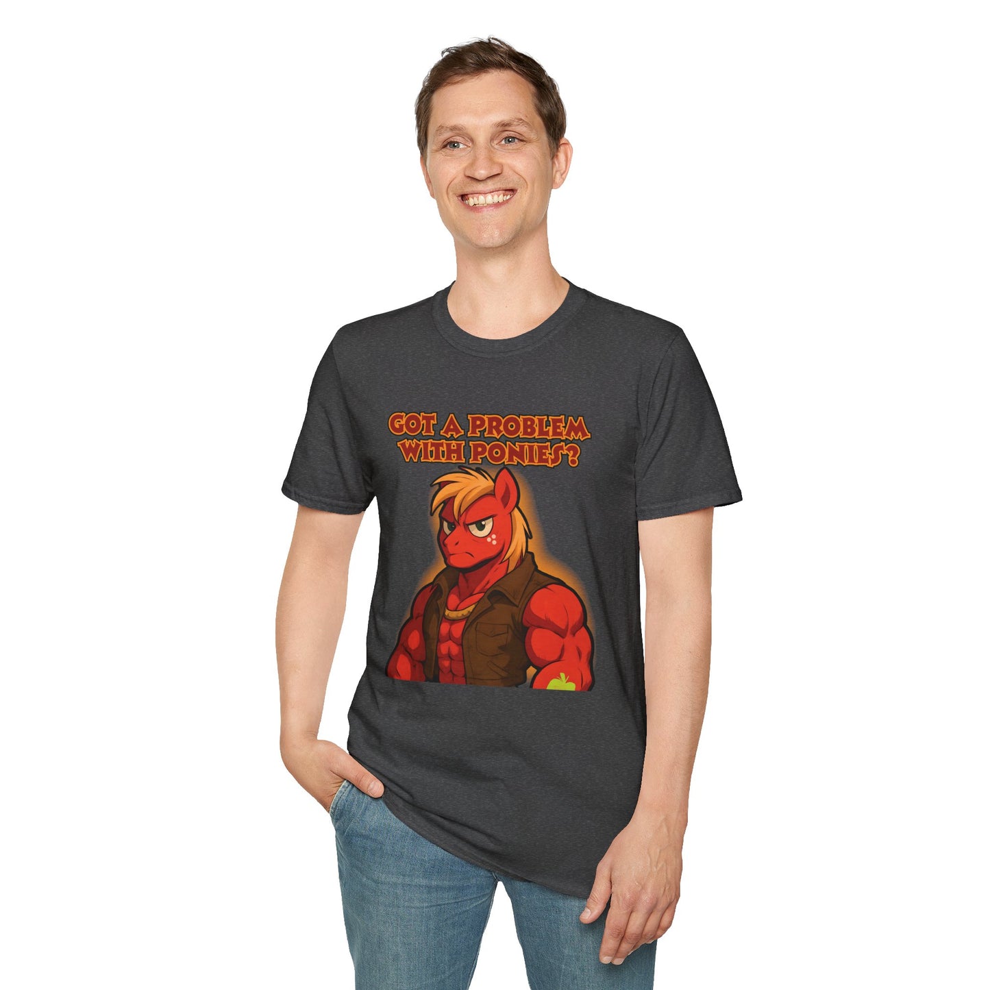 My Little Pony Masculine Big Mac - Pony Problem - Unisex Softstyle T-Shirt