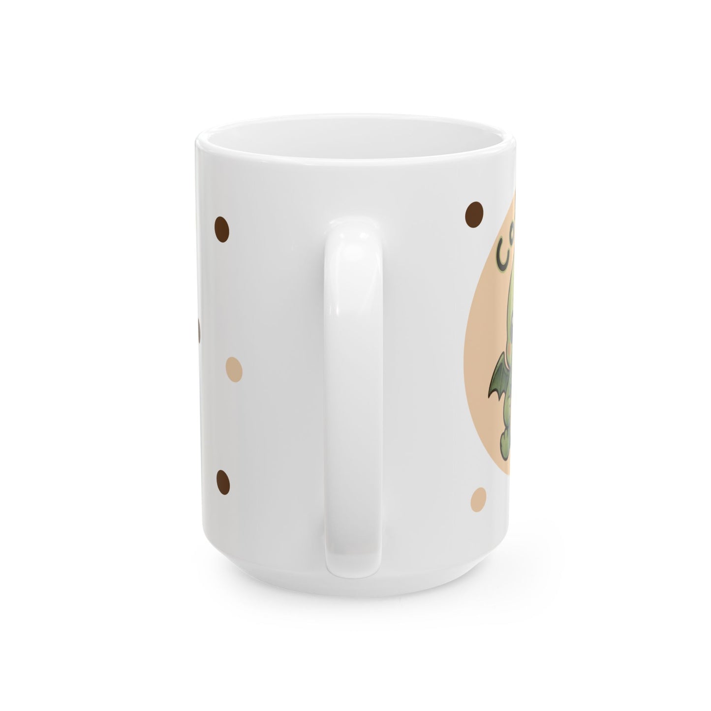 Coffulhu Ceramic Mug - Cute Cthulhu Design