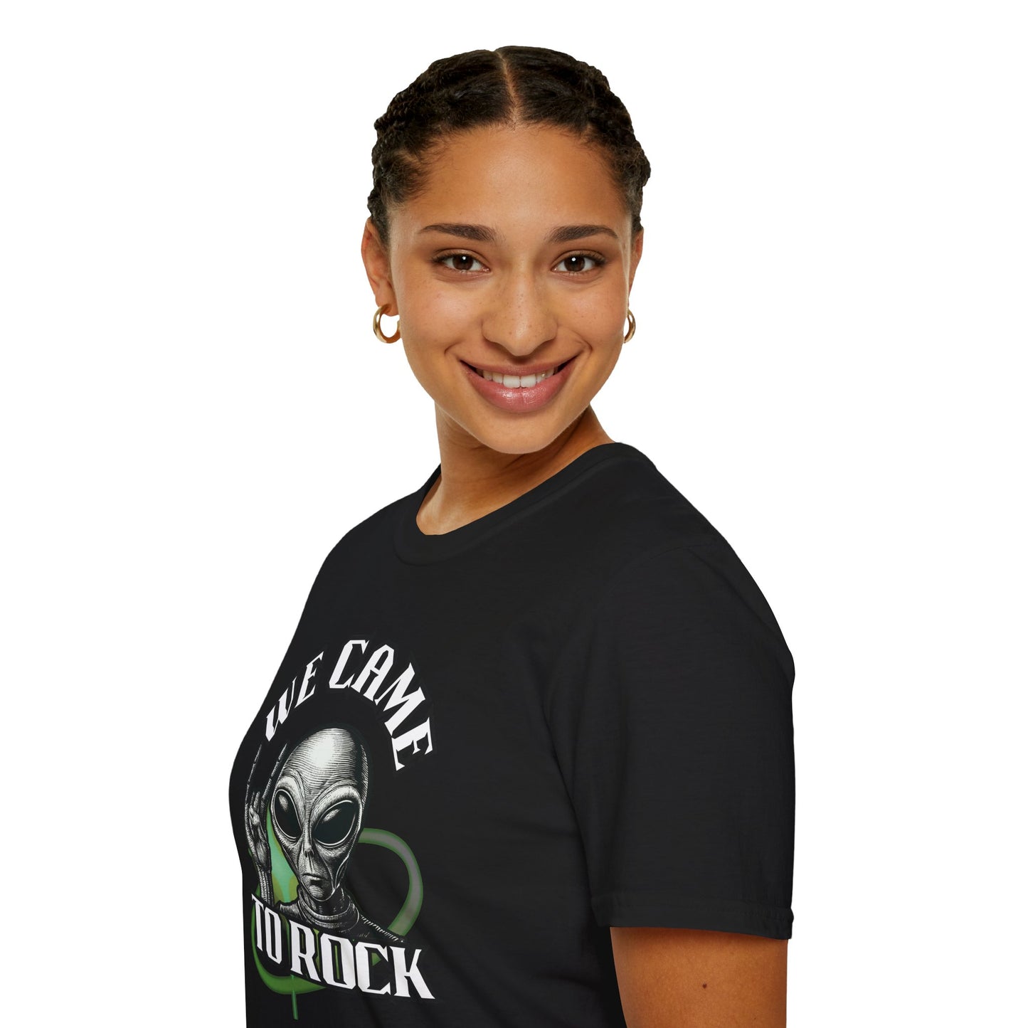 Alien Metal - We Came to Rock - Unisex Softstyle T-Shirt