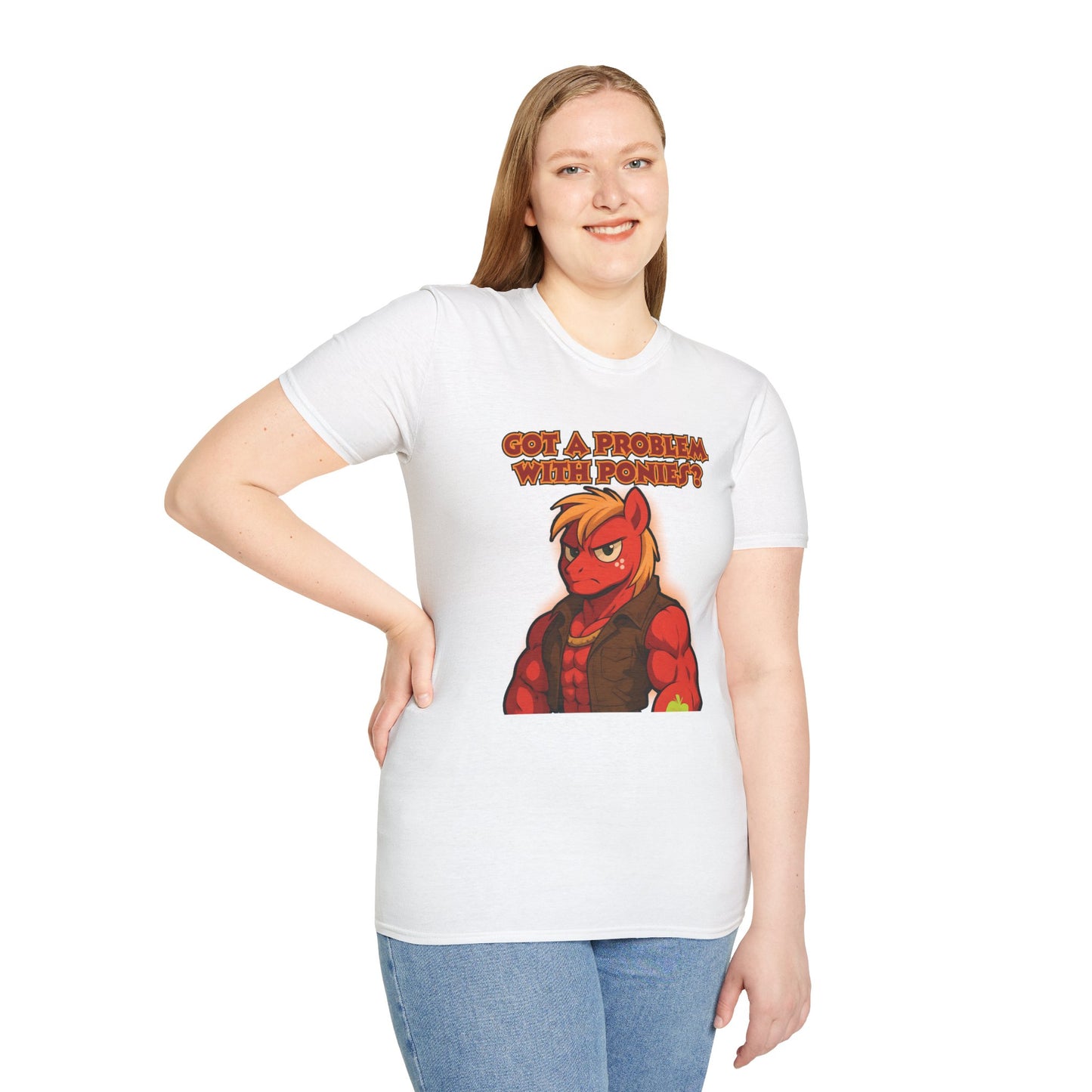 My Little Pony Masculine Big Mac - Pony Problem - Unisex Softstyle T-Shirt