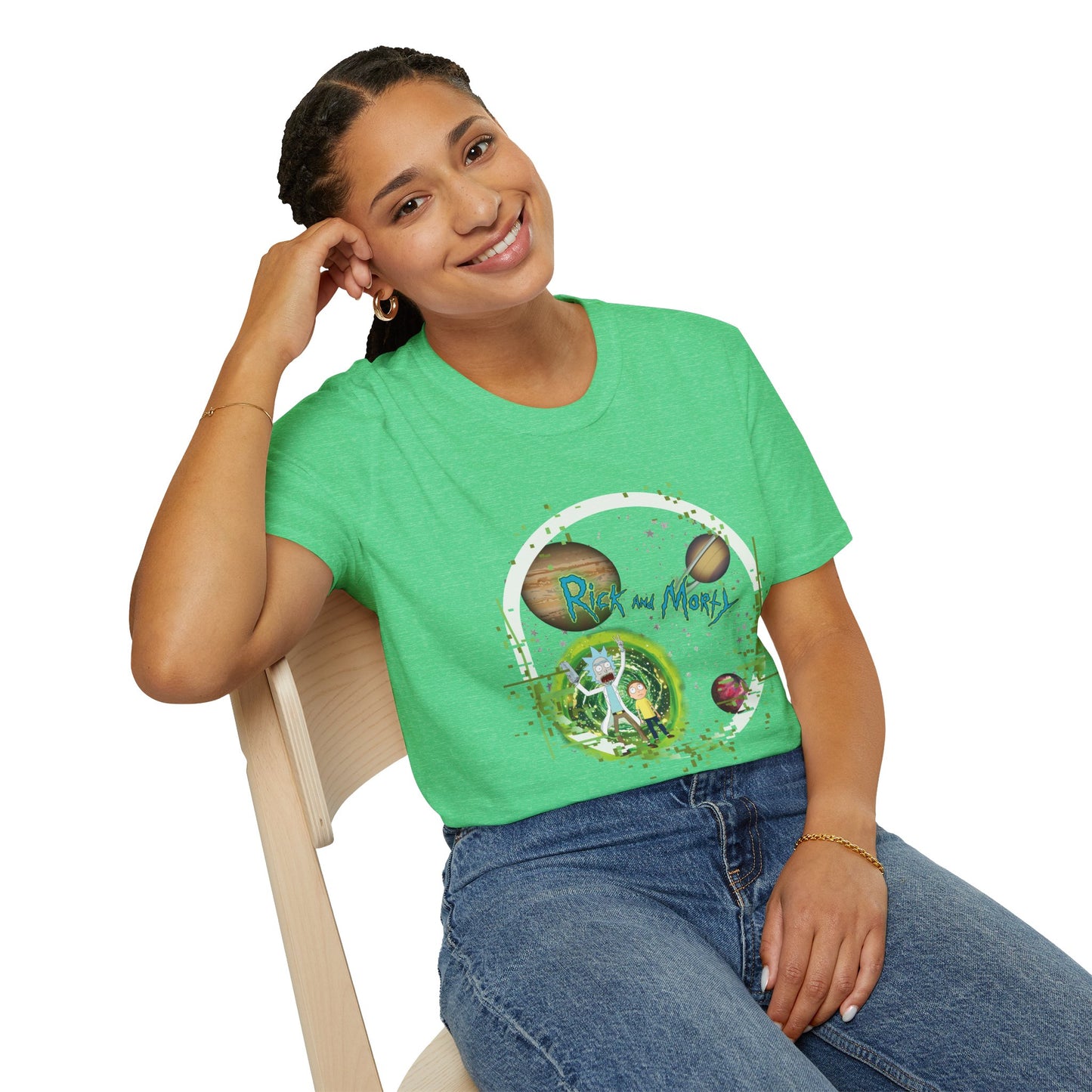 Rick & Morty Broken Space - Unisex Softstyle T-Shirt