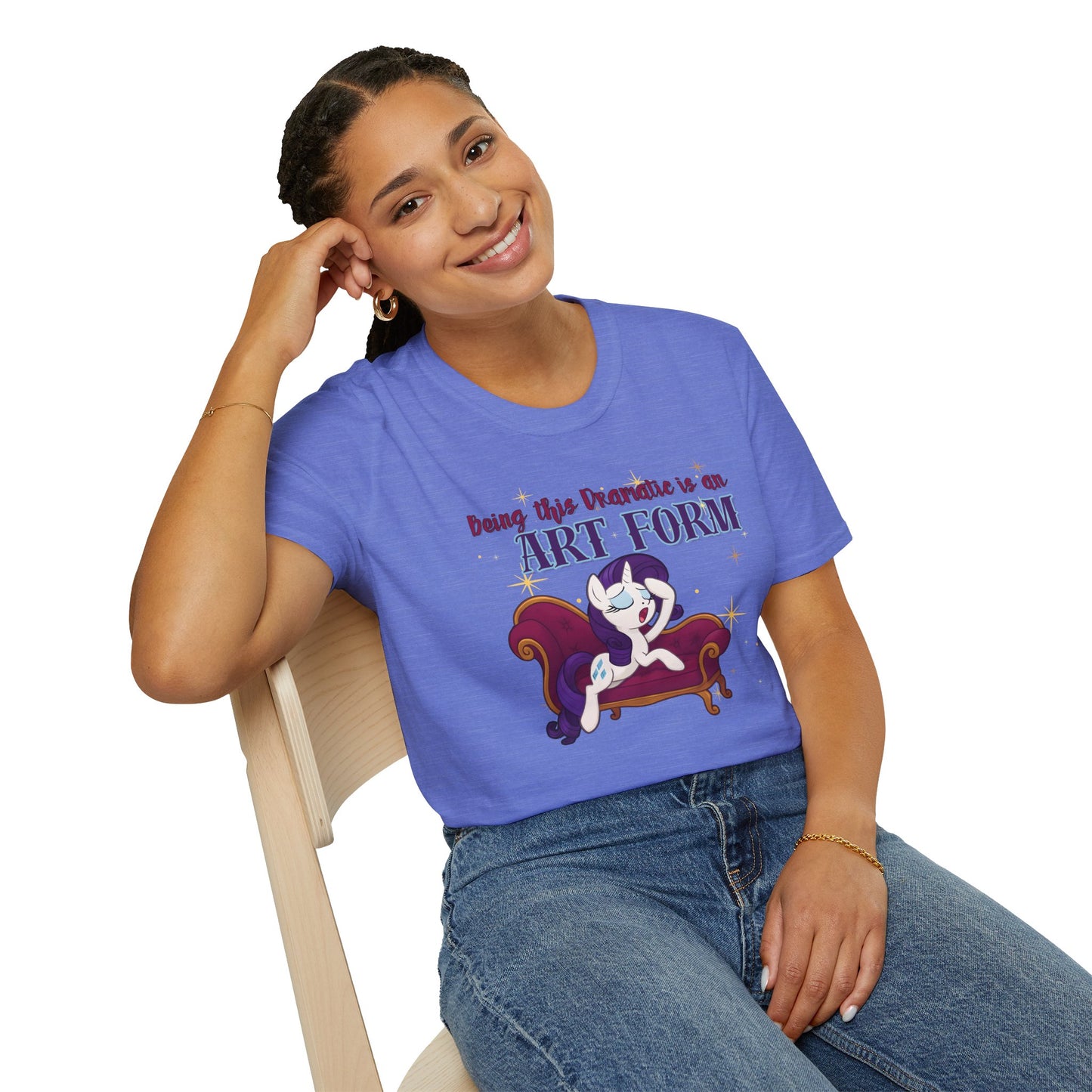 My Little Pony Rarity - Being Dramatic - Unisex Softstyle T-Shirt