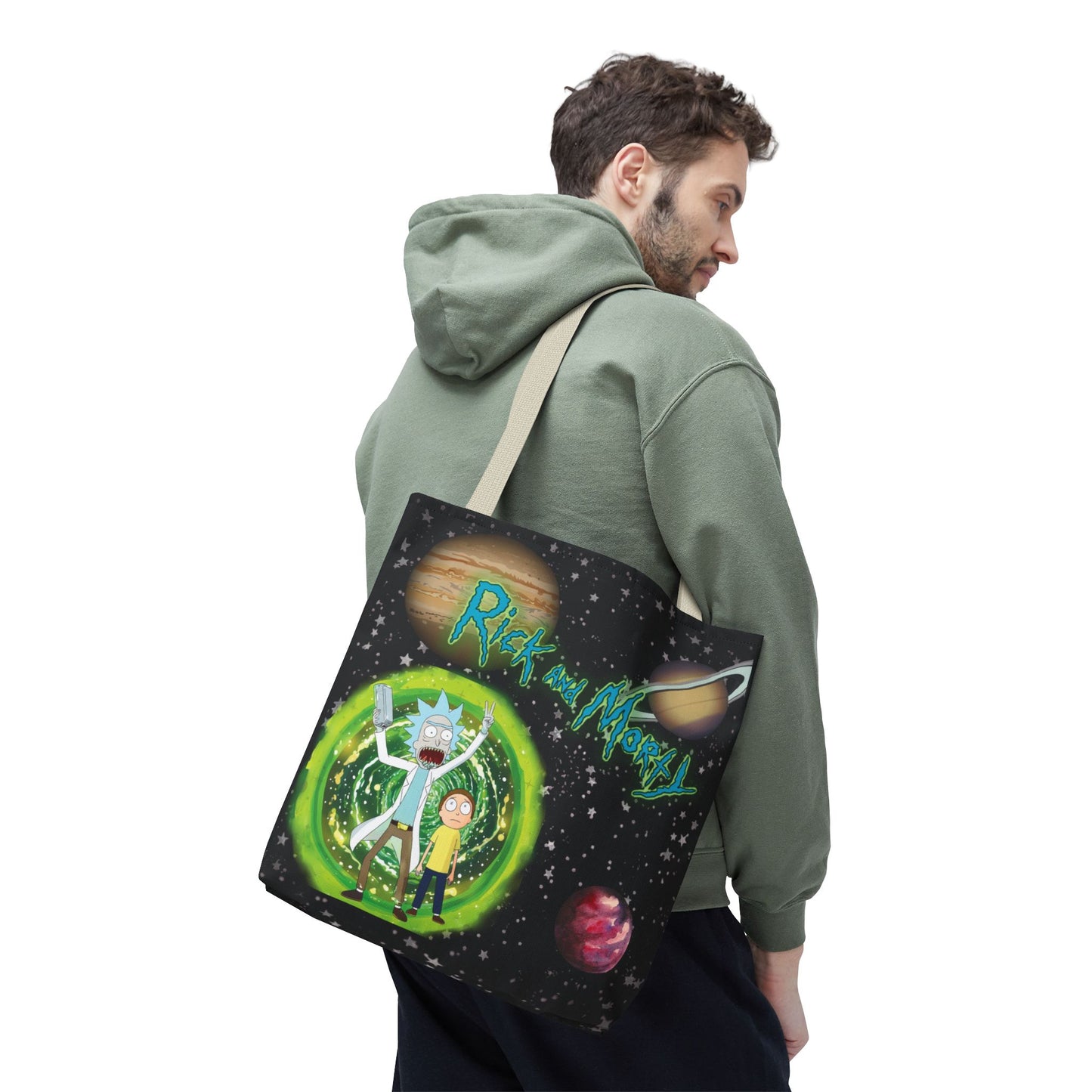 Rick & Morty Custom Adventure Tote Bag