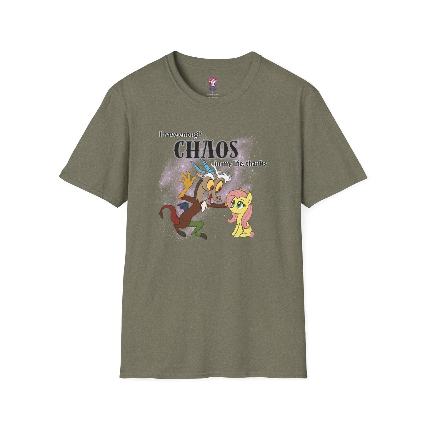 My Little Pony Discord and Fluttershy - Unisex Softstyle T-Shirt
