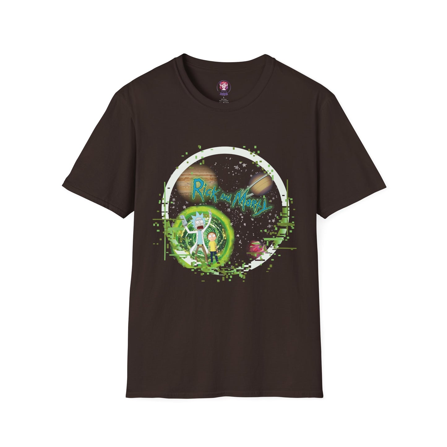 Rick & Morty Broken Space - Unisex Softstyle T-Shirt