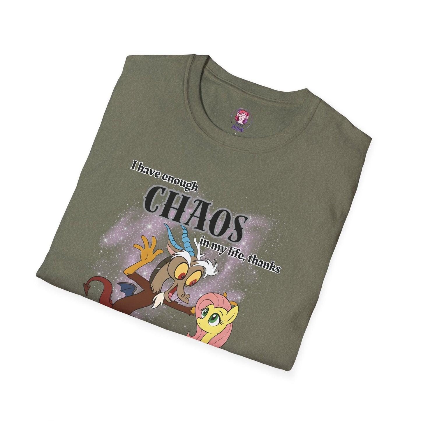 My Little Pony Discord and Fluttershy - Unisex Softstyle T-Shirt
