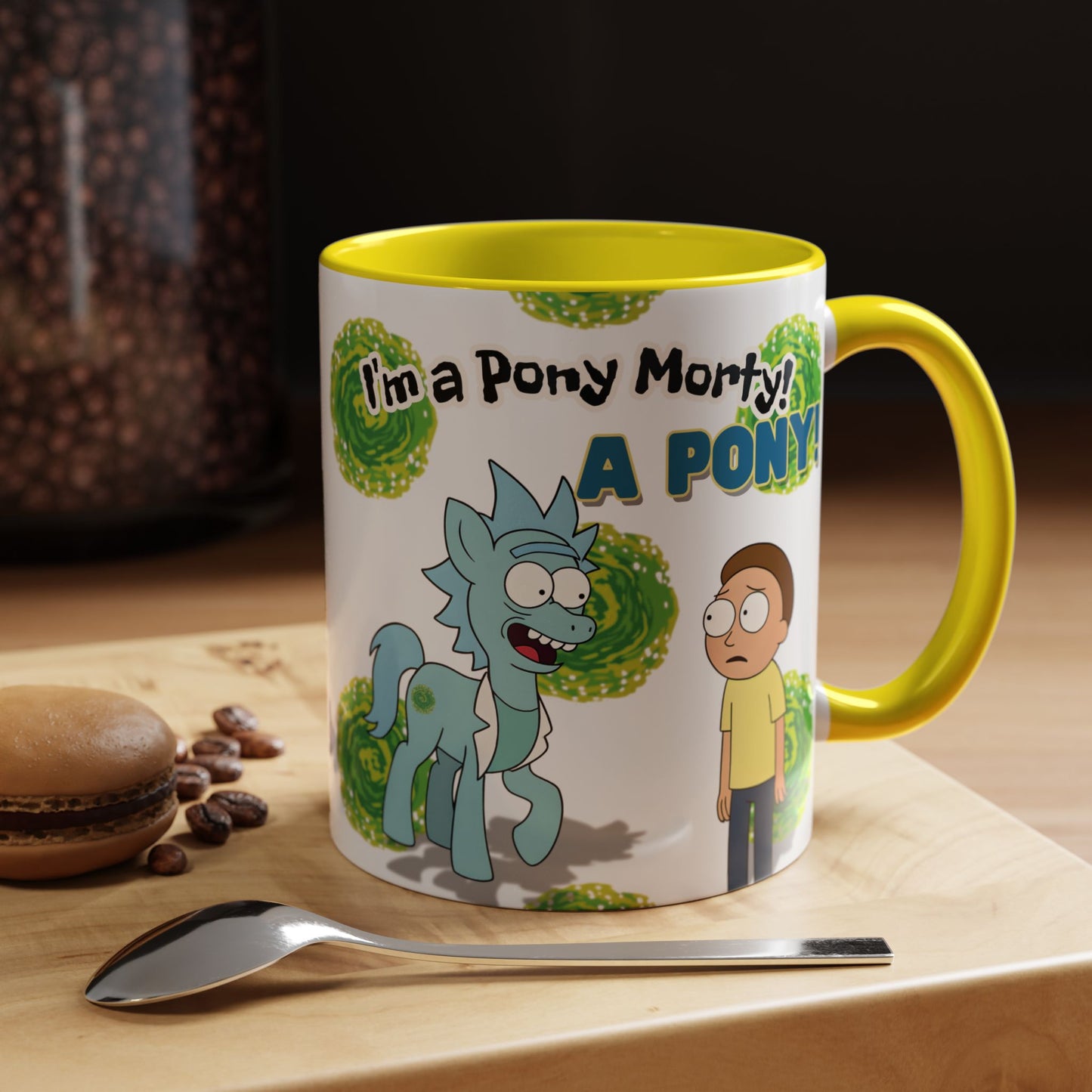 Rick & Morty Pony Accent Coffee Mug (11, 15oz)