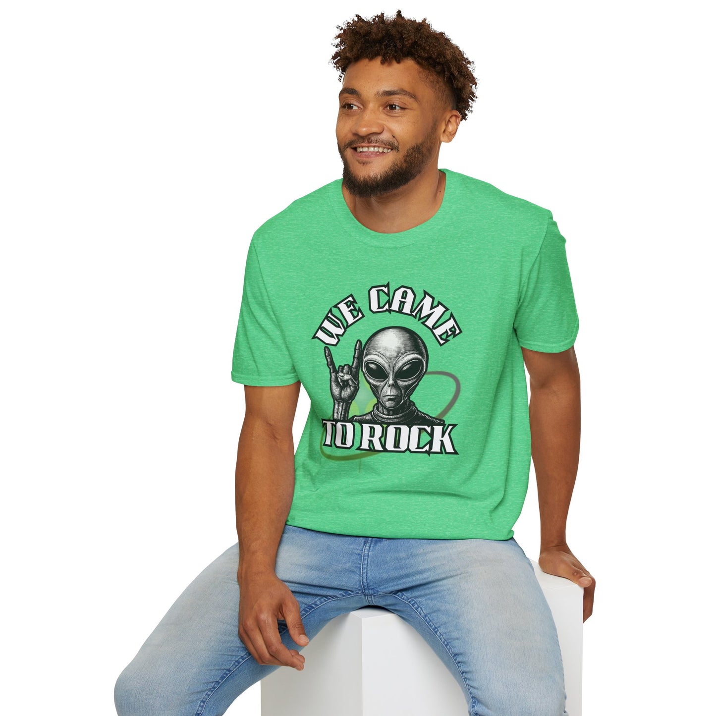 Alien Metal - We Came to Rock - Unisex Softstyle T-Shirt