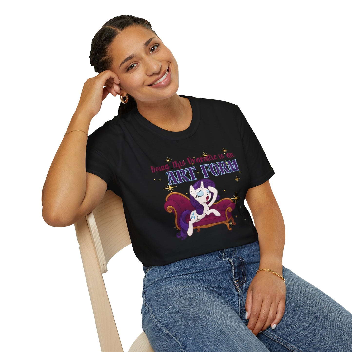 My Little Pony Rarity - Being Dramatic - Unisex Softstyle T-Shirt