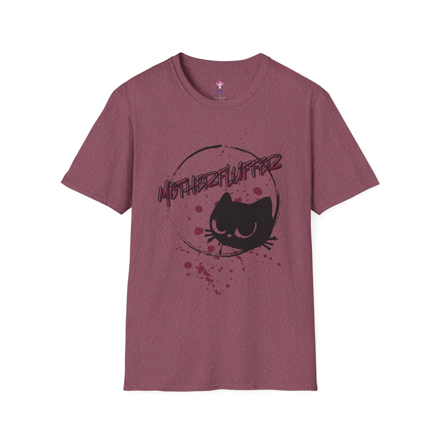 Motherfluffer Color Cat - Unisex Softstyle T-Shirt