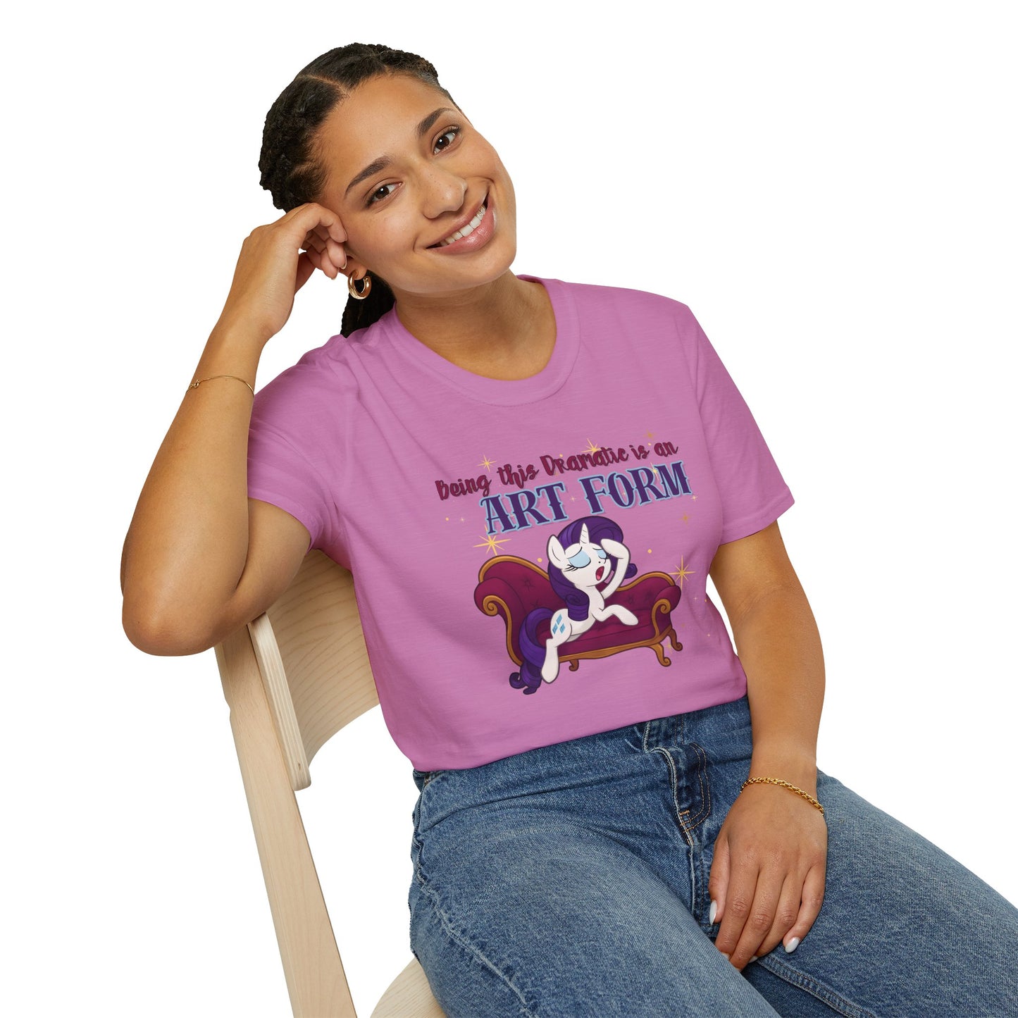 My Little Pony Rarity - Being Dramatic - Unisex Softstyle T-Shirt