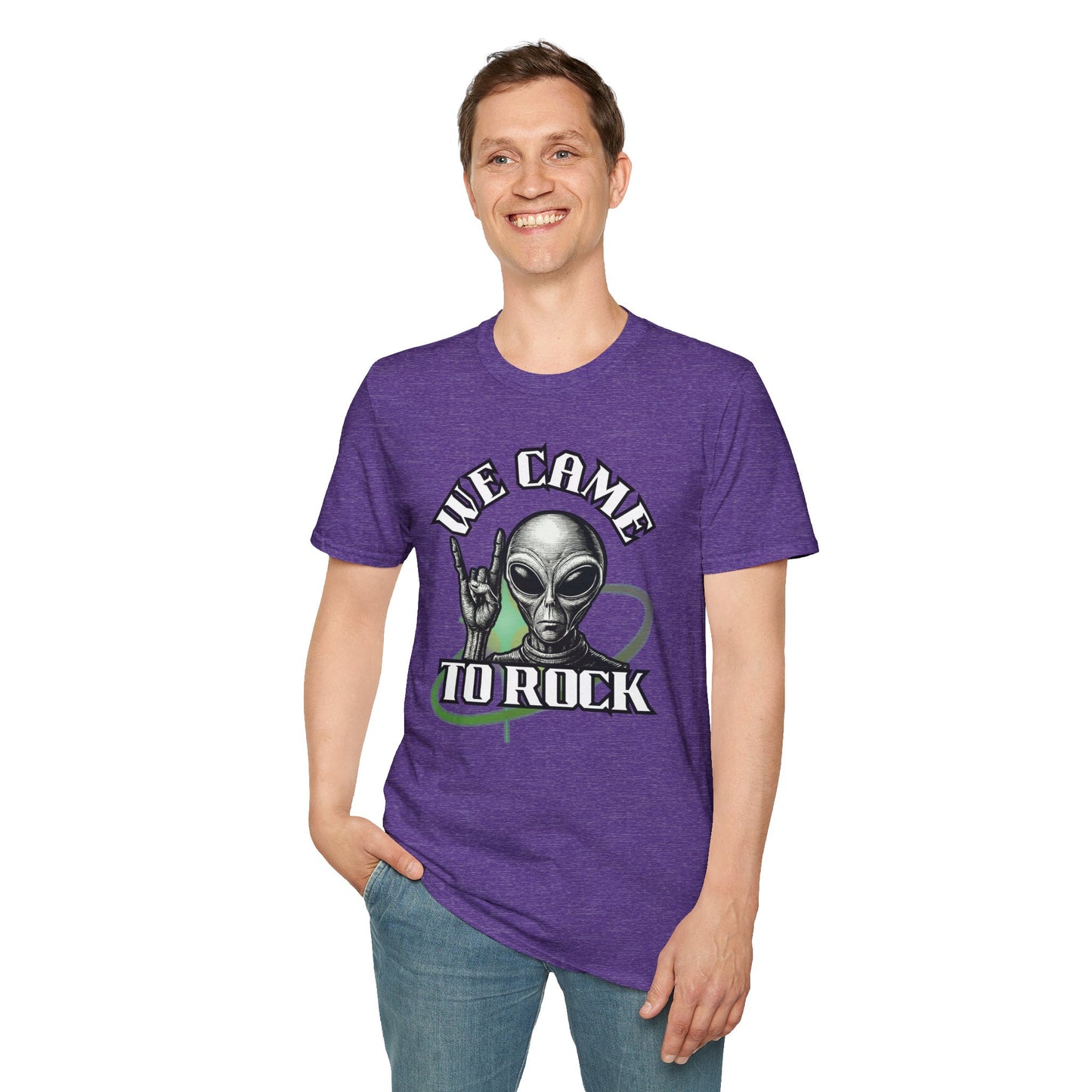 Alien Metal - We Came to Rock - Unisex Softstyle T-Shirt