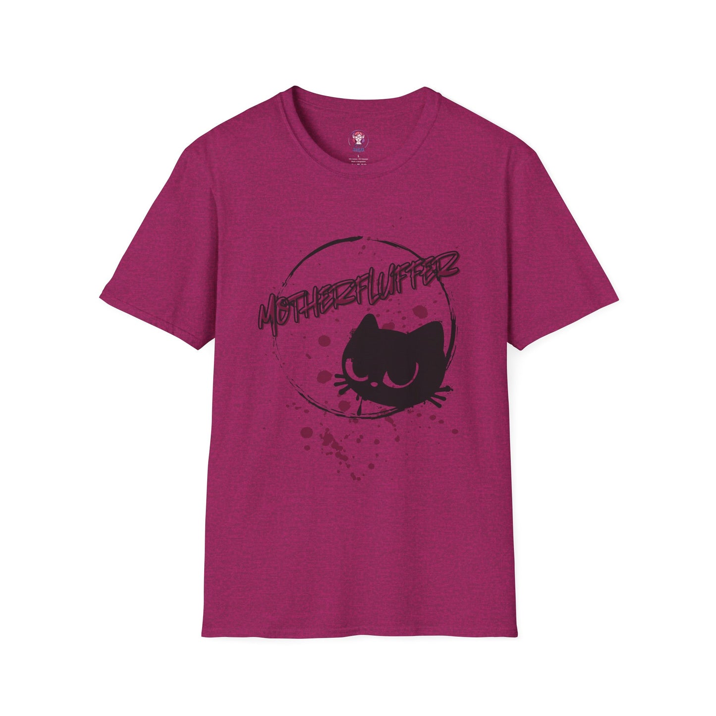 Motherfluffer Color Cat - Unisex Softstyle T-Shirt
