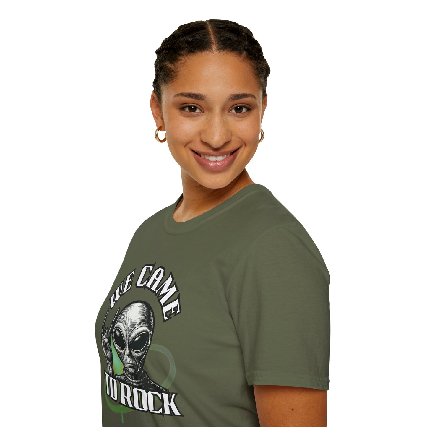 Alien Metal - We Came to Rock - Unisex Softstyle T-Shirt