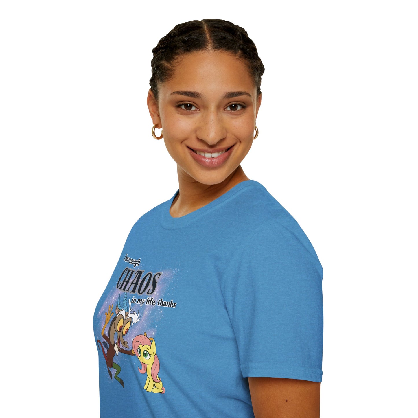 My Little Pony Discord and Fluttershy - Unisex Softstyle T-Shirt