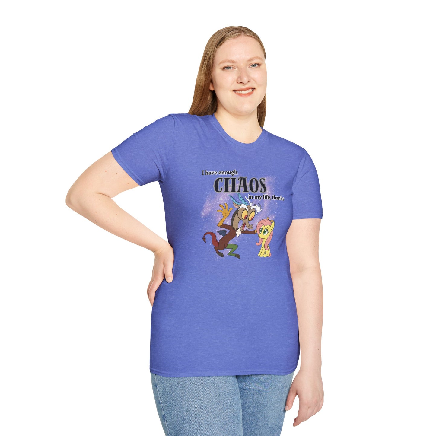 My Little Pony Discord and Fluttershy - Unisex Softstyle T-Shirt