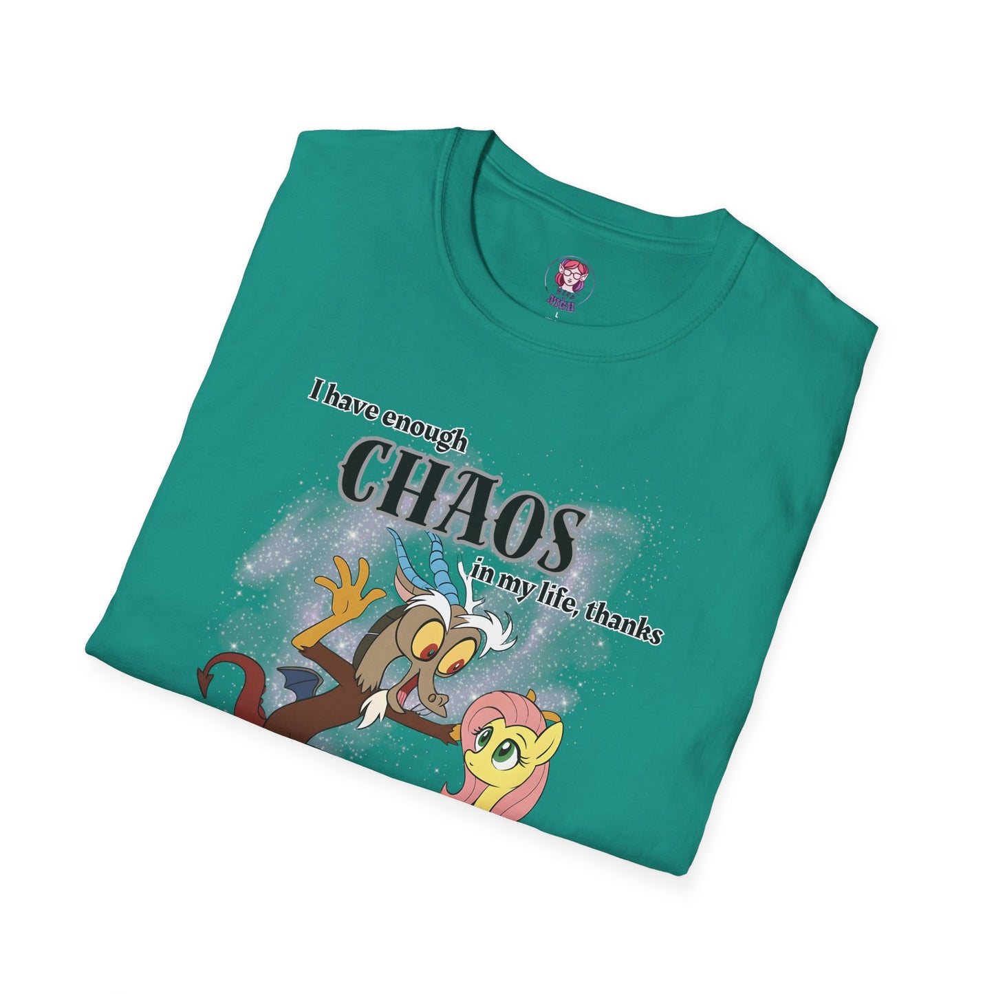 My Little Pony Discord and Fluttershy - Unisex Softstyle T-Shirt