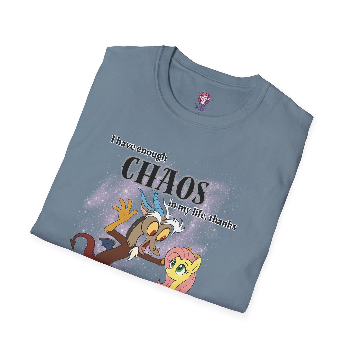 My Little Pony Discord and Fluttershy - Unisex Softstyle T-Shirt