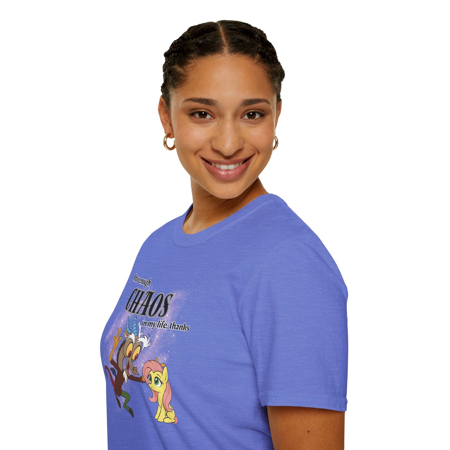 My Little Pony Discord and Fluttershy - Unisex Softstyle T-Shirt