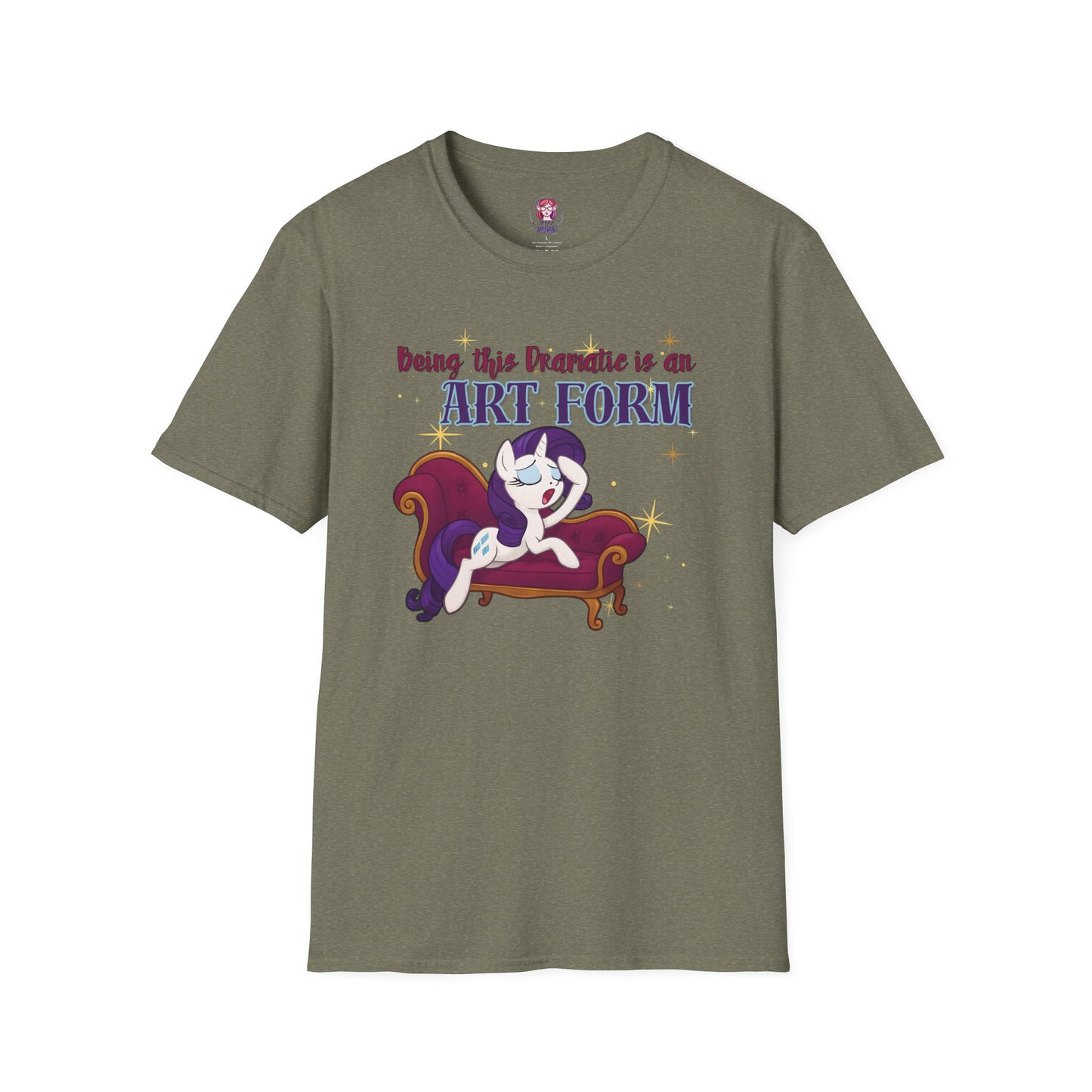 My Little Pony Rarity - Being Dramatic - Unisex Softstyle T-Shirt