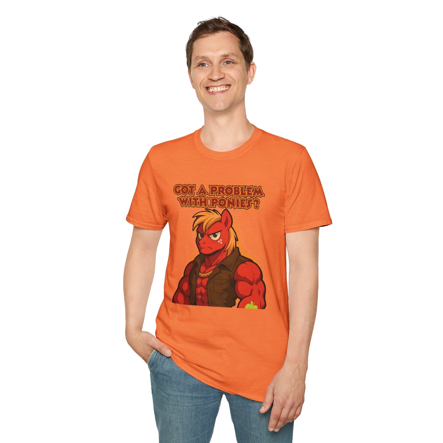 My Little Pony Masculine Big Mac - Pony Problem - Unisex Softstyle T-Shirt