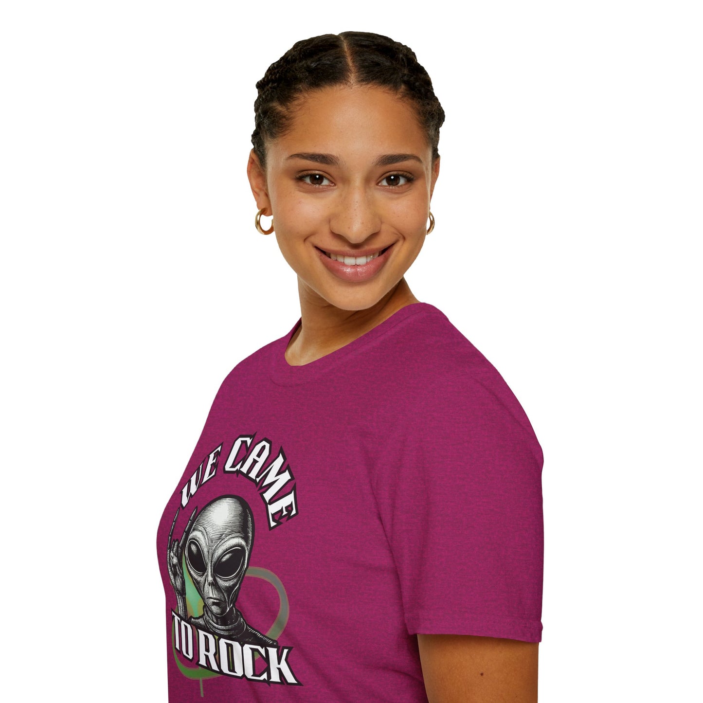 Alien Metal - We Came to Rock - Unisex Softstyle T-Shirt
