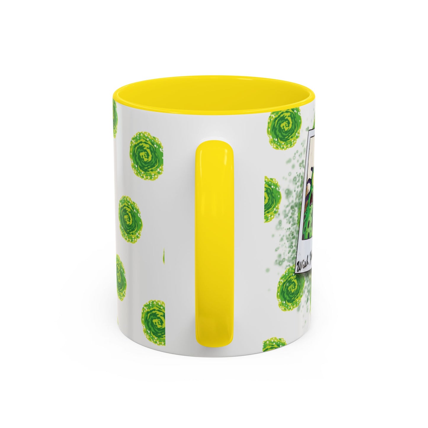 Rick & Morty Alien Polaroid - Accent Coffee Mug (11, 15oz)