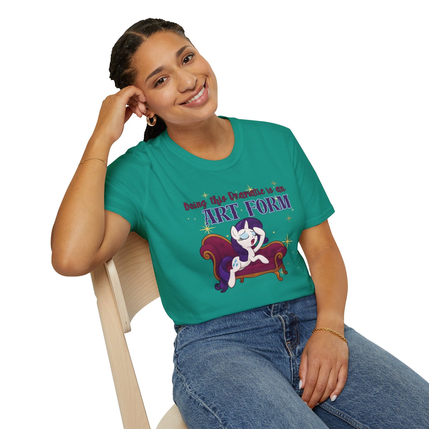 My Little Pony Rarity - Being Dramatic - Unisex Softstyle T-Shirt