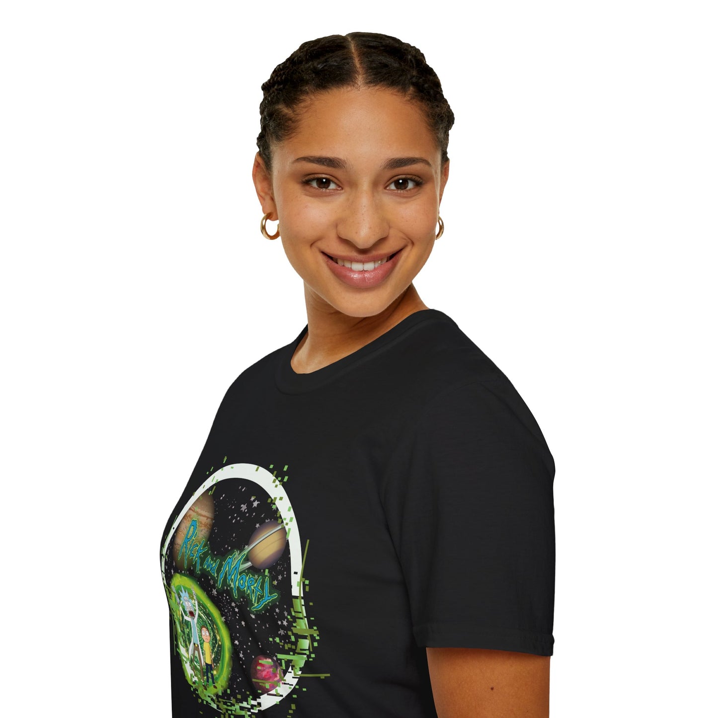 Rick & Morty Broken Space - Unisex Softstyle T-Shirt
