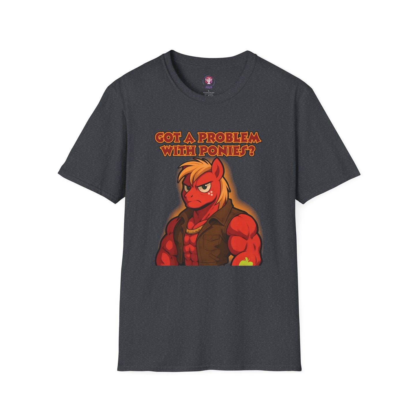 My Little Pony Masculine Big Mac - Pony Problem - Unisex Softstyle T-Shirt